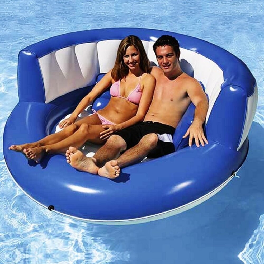 Cuddle Island inflatable float Large 72" pool / lake float ***NEW***